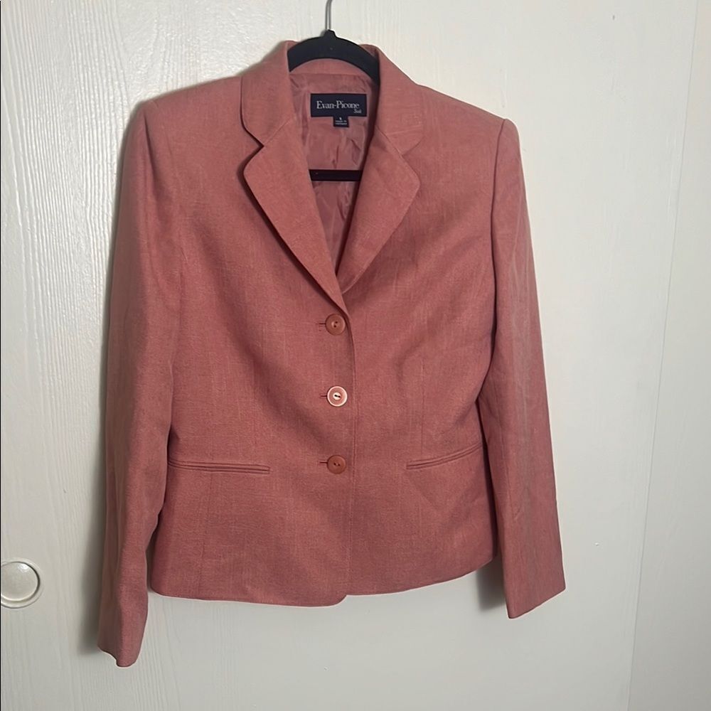 Evan Picone Women's Blazer - Rose Pink